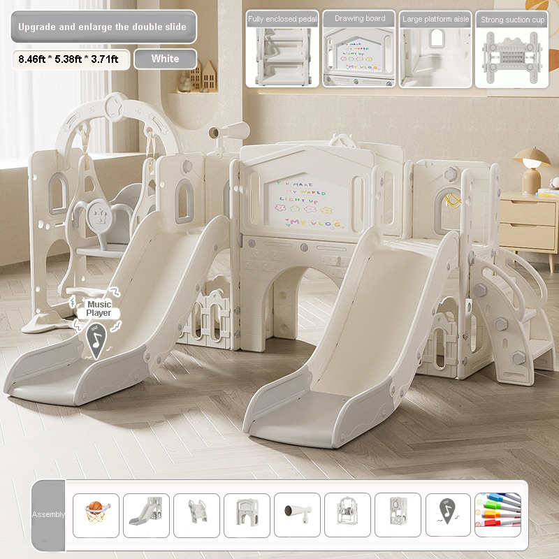 Double Slide Set Toddlers Indo - Kids Outdoor Swing Set With Slide recensione e prezzo