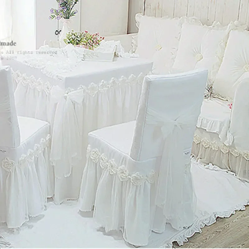 1piece White Princess Lace Tab - Kids Outdoor Dining Table recensione e prezzo