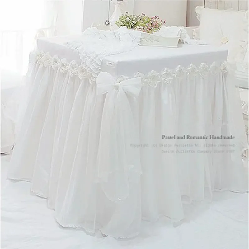 1piece White Princess Lace Tab - Kids Outdoor Dining Table recensione e prezzo