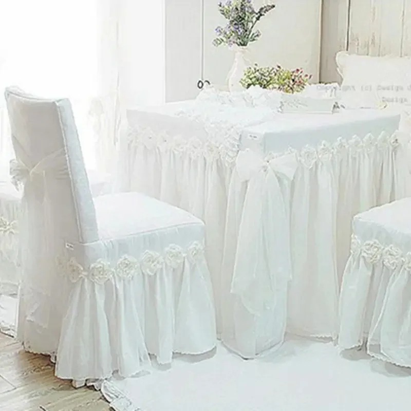 1piece White Princess Lace Tab - Kids Outdoor Dining Table recensione e prezzo