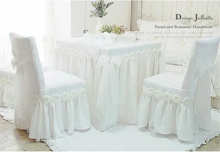 1piece White Princess Lace Tab - Kids Outdoor Dining Table recensione e prezzo