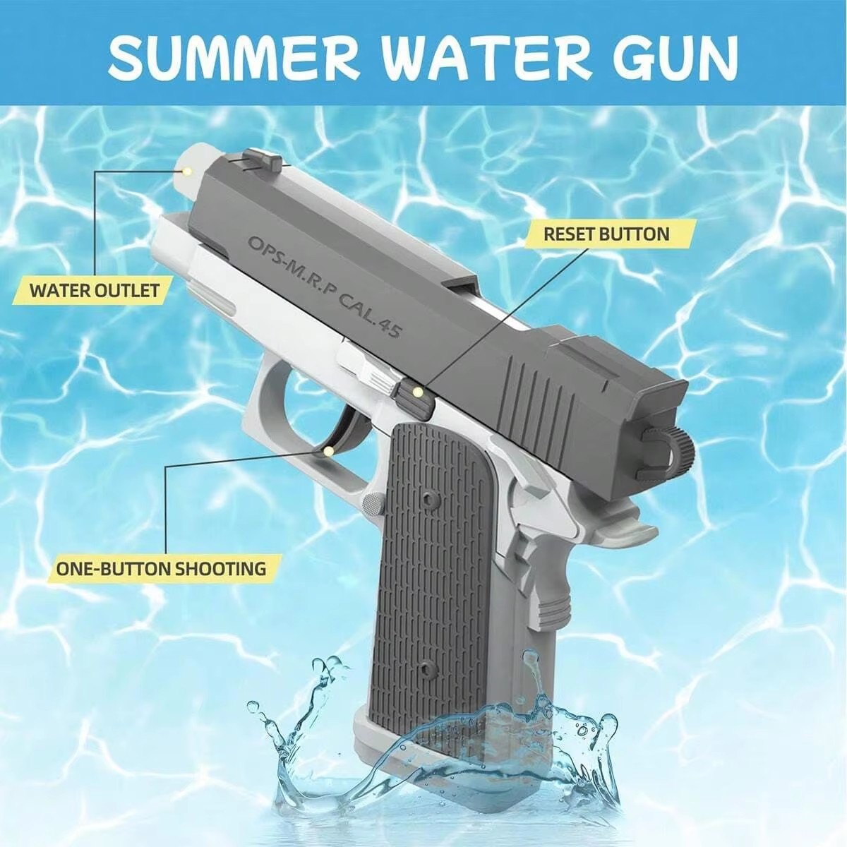 M1911 Summer Water Guns Pistol - Kids Outdoor Music recensione e prezzo
